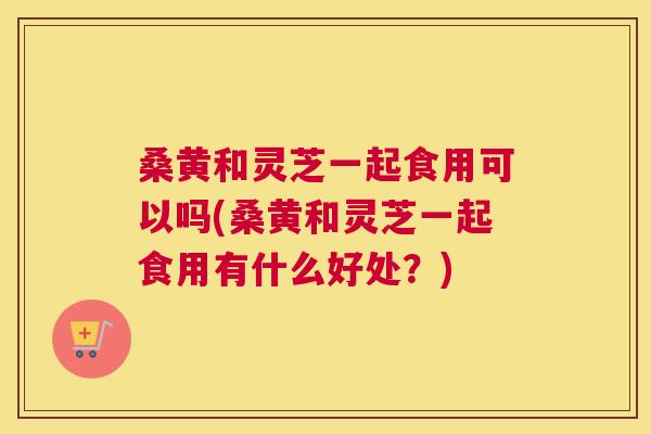 桑黄和灵芝一起食用可以吗(桑黄和灵芝一起食用有什么好处?) 桑黄和灵芝一起食用可以吗(桑黄和灵芝一起食用有什么好处?)