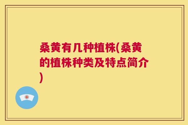 桑黄有几种植株(桑黄的植株种类及特点简介) 桑黄有几种植株(桑黄的植株种类及特点简介)