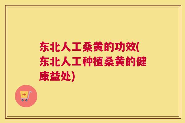 东北人工桑黄的功效(东北人工种植桑黄的健康益处) 东北人工桑黄的功效(东北人工种植桑黄的健康益处)