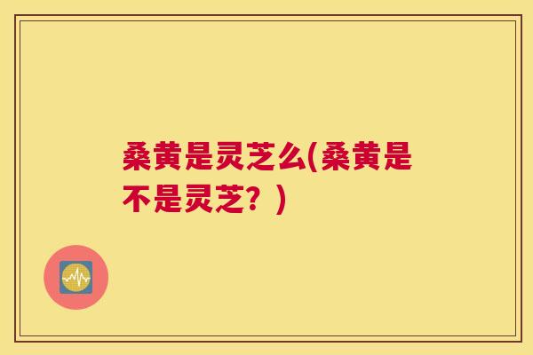 桑黄是灵芝么(桑黄是不是灵芝?) 桑黄是灵芝么(桑黄是不是灵芝?)