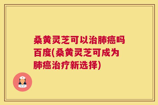 桑黄灵芝可以吗百度(桑黄灵芝可成为新选择) 桑黄灵芝可以吗百度(桑黄灵芝可成为新选择)