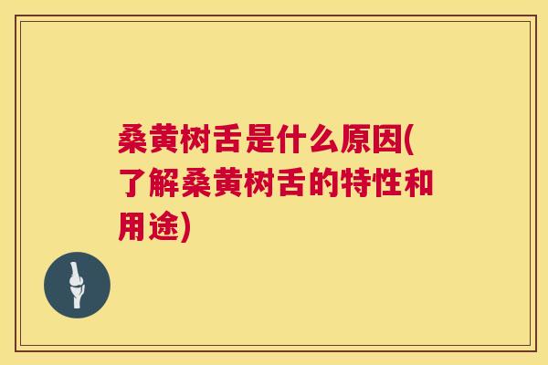 桑黄树舌是什么原因(了解桑黄树舌的特性和用途) 桑黄树舌是什么原因(了解桑黄树舌的特性和用途)