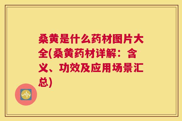 桑黄是什么药材图片大全(桑黄药材详解:含义、功效及应用场景汇总) 桑黄是什么药材图片大全(桑黄药材详解:含义、功效及应用场景汇总)