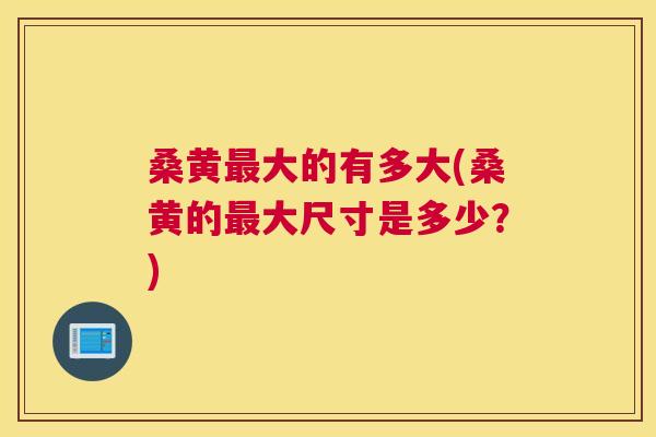 桑黄大的有多大(桑黄的大尺寸是多少?) 桑黄大的有多大(桑黄的大尺寸是多少?)