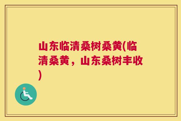 山东临清桑树桑黄(临清桑黄,山东桑树丰收) 山东临清桑树桑黄(临清桑黄,山东桑树丰收)