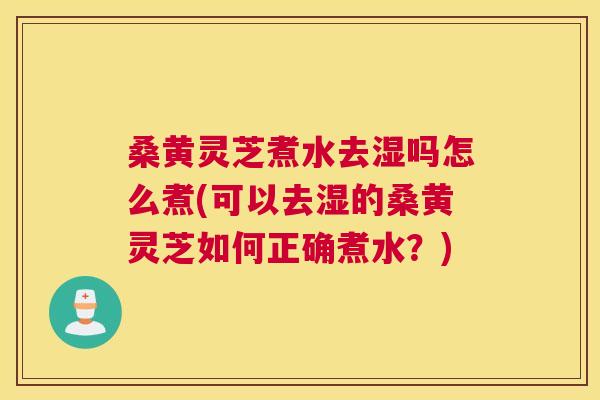 桑黄灵芝煮水去湿吗怎么煮(可以去湿的桑黄灵芝如何正确煮水?) 桑黄灵芝煮水去湿吗怎么煮(可以去湿的桑黄灵芝如何正确煮水?)