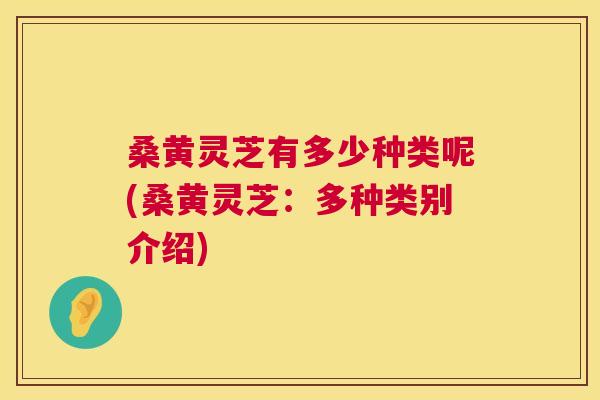 桑黄灵芝有多少种类呢(桑黄灵芝:多种类别介绍) 桑黄灵芝有多少种类呢(桑黄灵芝:多种类别介绍)