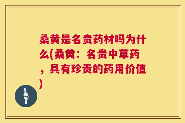 桑黄是名贵药材吗为什么(桑黄:名贵中草药,具有珍贵的药用价值) 桑黄是名贵药材吗为什么(桑黄:名贵中草药,具有珍贵的药用价值)