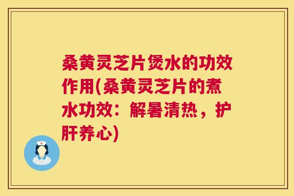 桑黄灵芝片煲水的功效作用(桑黄灵芝片的煮水功效:解暑清热,养心) 桑黄灵芝片煲水的功效作用(桑黄灵芝片的煮水功效:解暑清热,养心)