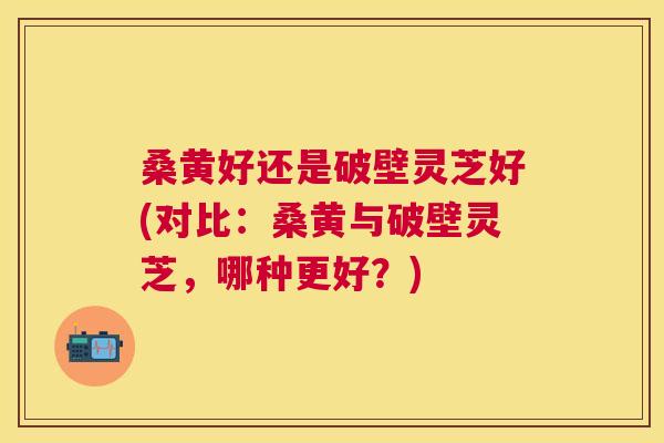 桑黄好还是破壁灵芝好(对比:桑黄与破壁灵芝,哪种更好?) 桑黄好还是破壁灵芝好(对比:桑黄与破壁灵芝,哪种更好?)