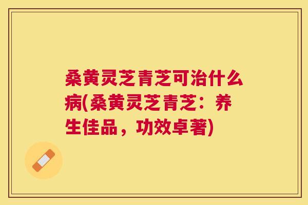 桑黄灵芝青芝可什么(桑黄灵芝青芝:养生佳品,功效卓著) 桑黄灵芝青芝可什么(桑黄灵芝青芝:养生佳品,功效卓著)