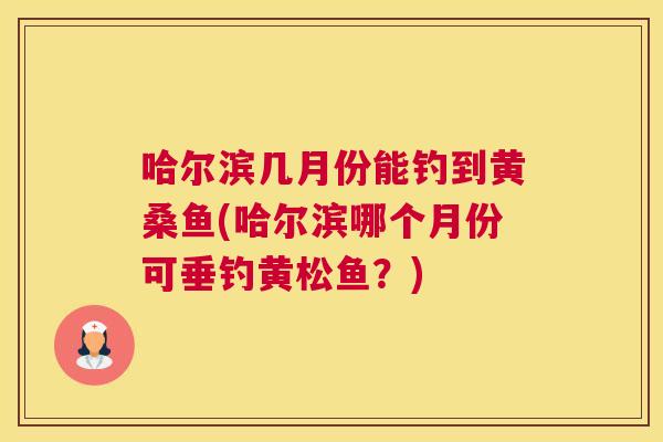 哈尔滨几月份能钓到黄桑鱼(哈尔滨哪个月份可垂钓黄松鱼?) 哈尔滨几月份能钓到黄桑鱼(哈尔滨哪个月份可垂钓黄松鱼?)