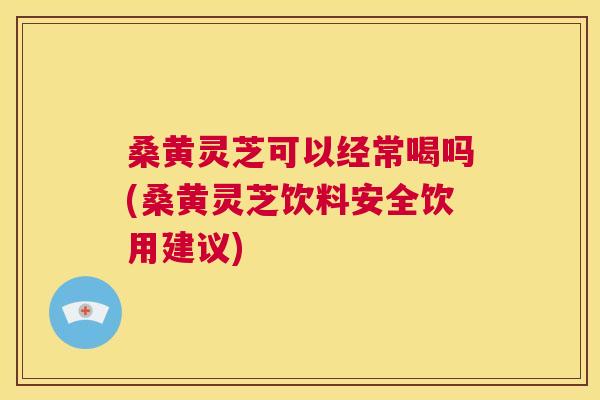 桑黄灵芝可以经常喝吗(桑黄灵芝饮料安全饮用建议)