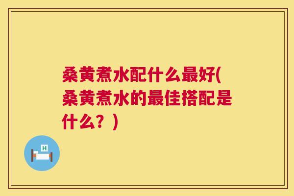 桑黄煮水配什么好(桑黄煮水的佳搭配是什么？)