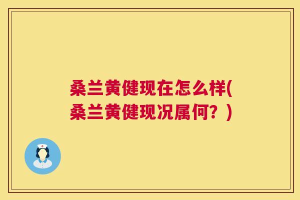 桑兰黄健现在怎么样(桑兰黄健现况属何？)