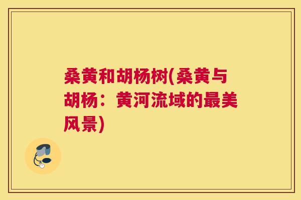 桑黄和胡杨树(桑黄与胡杨:黄河流域的美风景) 桑黄和胡杨树(桑黄与胡杨:黄河流域的美风景)