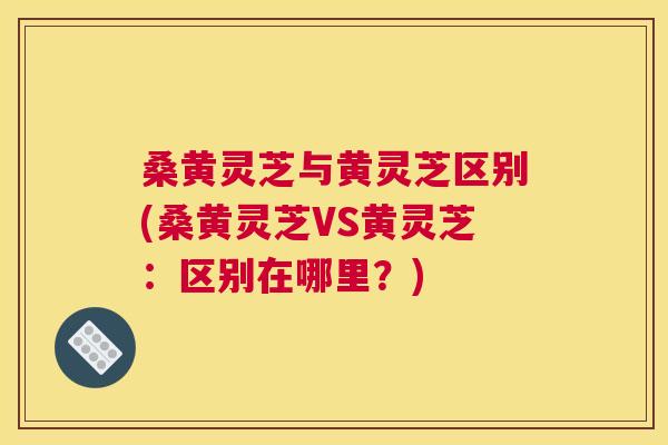 桑黄灵芝与黄灵芝区别(桑黄灵芝VS黄灵芝：区别在哪里？)