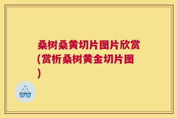 桑树桑黄切片图片欣赏(赏析桑树黄金切片图)