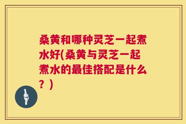 桑黄和哪种灵芝一起煮水好(桑黄与灵芝一起煮水的佳搭配是什么？)