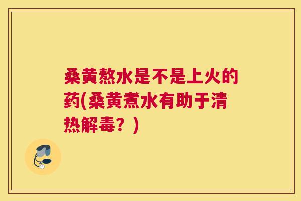桑黄熬水是不是上火的药(桑黄煮水有助于清热？)
