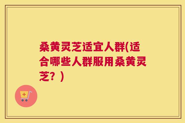 桑黄灵芝适宜人群(适合哪些人群服用桑黄灵芝？)